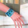Venta al por mayor, moda europea y americana, remache dominante, hip-hop, punk, pulsera de cuero vintage, accesorios para parejas, pulsera de moda