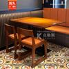 Combinação de Mesa e Cadeira para Restaurante com Tema Tailandês Comercial Hotel Restaurante de Chá Sudeste Asiático Restaurante Ocidental Assento com Cartão Sofá Comercial