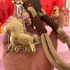 Waterbeau Llave de Oro Puro 999 Colgante de Teléfono Colgante de Hacerse Rico Pronto Accesorio de Bolso Pony Dorado Regalo