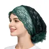 Gorro de Encaje Transfronterizo, Pañuelo Elástico de Nuevo Estilo, Gorro de Dormir, Gorro Envolvente para la Cabeza, Gorro Postparto, Gorra Base, Gorro para Quimioterapia