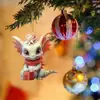 Decoraciones Navideñas Transfronterizas de Dibujos Animados de Dragón Volador para Coche y Hogar, Adornos para Árbol de Navidad, Decoraciones para Fiestas Navideñas