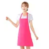 Delantal impermeable promoción de regalo logo fabricante impresión a prueba de aceite ropa de trabajo para catering precio especial delantal para uso doméstico Ming
