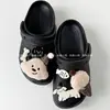 Accesorios para Zapatos Croc, Accesorios de Hebilla para Zapatos de Gama Alta, Perro de Peluche Helado Muñeco DIY Gato, Flores Estéreo Lindas para Zapatos