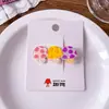 Novo Grampo de Cabelo de Flor para Crianças Acessório de Cabeça para Meninas Grampo de Cabelo para Primavera Cabelo de Menininha Grampo de Cabelo Fofo para Franja de Bebê Presilha