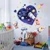 Adesivos de Parede para Quarto Infantil Nu Adesivos Decorativos de Parede Desenho Animado Criativo Quarto de Dormir Cabeceira Autoadesivos