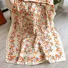 Lenço Estola Estampado com Padrão de Cavalos Vintage, Lenço Elegante de Seda Sintética da Moda, Uso Duplo Frente e Verso Espessado, Estola para Ar Condicionado