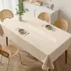 2025 Nuevo Estilo Simple Accesible Lujo Impermeable y a Prueba de Aceite Mantel de Hilo Mantel Protector de Escritorio Estilo Extraño Mantel de Mesa de Comedor Mesa de Café
