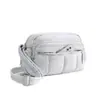 Bolso Cruzado Rosa Acolchado para Mujer de Nuevo Modelo Transfronterizo con Múltiples Compartimentos, Bolso de Viaje Portátil Impermeable, Bolso de Monedas