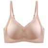 Sutiã de Alça Fina Sem Costura, Peça Única Push-Up, Fino, Respirável, Sem Fio, Costas Bonitas, Sutiã com Colchetes