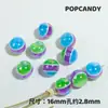 Ojo de Gato Dorado Multicolor Paleta Agujero Recto Cadena para Teléfono Celular DIY Juguete de Moda Accesorios Correa de Muñeca Cadena Material Hecho a Mano Cuentas