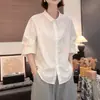 Nueva camisa de mujer de manga larga, cuello pequeño simple y elegante, estilo de otoño de 2026, corte holgado, versátil, adelgazante, estilo artístico