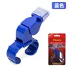 Silbato para Árbitros de Fútbol, Silbato para Árbitros de Fútbol y Baloncesto, Silbato de Mano con Anillo para el Dedo
