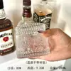 Ins Retrô com Base Plana para Copo Trapézio de Vidro Criativo de Alta Qualidade Copo de Uísque Copo de Café Copo para Cold Brew