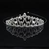 Tiara de Coroa Infantil, Acessório de Cabelo de Liga de Metal com Coroa para Menina, Adorno de Cabeça com Strass para Evento do Dia das Crianças, Tiara de Cabelo Princesa Little Lulu