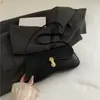 Bolso de Mano Pequeño de Moda para Mujer 2025 Nueva Moda Bolso de Hombro Único Sobaco con Textura Color Sólido Gran Capacidad Bolso Cuadrado Pequeño Trendy