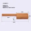 Juego de herramientas de cerámica de madera maciza natural, rodillo de arcilla para dar forma a platos de arcilla, herramientas de manualidades DIY para niños