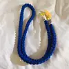 Lanyard Tejido de Lujo Ligero de Moda Correa Cruzada Larga para Exteriores Duradera Anti-Caídas Anti-Pérdida Correa de Muñeca Gruesa Simple