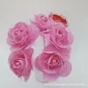 Venda Direta do Fabricante da Fonte: Caneta Artesanal Pena de Rosa Envolvida com Borda de PU com Fio, Presente de Dia dos Namorados, Caneta Esferográfica Promocional