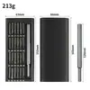 Set de Destornilladores de Precisión Multifuncional 28 en 1 Premium con Cortador para Reparación de Computadoras y Relojes, Desmontaje y Reparación Profesional