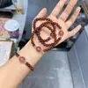 Pulsera de Cristal Natural con Diseño Original para Mujer, Pulsera de Joyería Estilo Fresco Cubo de Azúcar, Amatista para la Suerte del Año Zodiacal de la Mujer