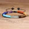 Pulsera Transfronteriza Estilo Nuevo Piedra Ojo de Tigre Verde Amatista Roja Pulsera de Cuentas de Colores Pulsera Tejida Joyería al por Mayor