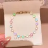 Pulsera de Hebilla Redonda con Circonita Estilo Corte Francés Sentido del Diseño Pulsera de Nicho Lujo Ligero Textura de Alta Gama Joyería de Mano para Mujeres