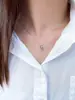 Collar de Principito para mujer, diseño de nicho, de alta gama, elegante, ligero, de lujo, sencillo, combinable, con cadena y colgante de estrella.