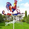 Veleta de gallo transfronteriza metal decoraciones exteriores techo jardín muebles decorativos adornos creativos manualidades hierro