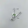 Soporte de cabeza plegable de aleación de aluminio, almacenamiento conveniente, diadema de bocina, polea, soporte de cabeza para caña de pescar, cabeza frontal competitiva para colgar