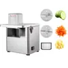 Máquina Cortadora en Cubos de Acero Inoxidable Transfronteriza, Cortadora Comercial de Verduras, Máquina Rebanadora y Ralladora para Verduras y Frutas, Picadora Multifuncional de Verduras