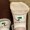 Meias Femininas de Cano Curto Padrão Fair Isle Desenho Animado, Finas de Verão, Respiráveis, com Estampa de Cachorro Fofo, Antiderrapantes, Versáteis para Mulheres