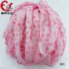 Cinto de Gaze Cauda de Peixe Fita Ondulada Enrolada Flor Embalagem Joias Floricultura Presente Embalagem para Assar Laço de Fita DIY