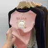 Camiseta Base Térmica Cepillada para Niña 2026 Nuevo Estilo Otoño/Invierno Ropa Polar para Bebé Camiseta de Manga Larga Raglán Elegante