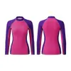 Nuevo Traje de Baño Lycra con Protección Solar para Playa para Mujer, Traje de Baño de Manga Larga, Traje de Surf de Secado Rápido, Manga Larga Deportiva para Exteriores Hecho a Medida en Fábrica