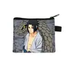 Nuevo y popular monedero de Naruto, linda bolsa de monedas con cremallera de dibujos animados, pequeña bolsa de almacenamiento para estudiantes al por mayor