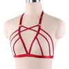 Bambú como ropa transfronteriza correa caliente arnés atadura vino tinto lencería sexy para mujer O0621