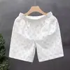 Pantalones cortos de verano para hombre, deportivos, finos, de playa, holgados, de moda, para el hogar