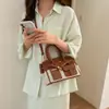 Bolso de Bloques de Color de Moda de Gran Capacidad 2026 Nuevo de Verano Bolso Cruzado Elegante para el Trabajo Bolso de Mano de Alto Valor para Mujer