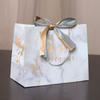 Bolsa de Presente da Moda Escandinava Padrão Mármore Lembrancinha de Casamento Saco de Doces de Casamento Sacola Criativa com Fita Saco para Roupas