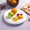 Prato de Cerâmica, Prato para Bife, Utensílio de Mesa Redondo Raso Doméstico, Prato para Frutas, Prato Comercial para Hotel, Criativo