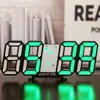 Reloj Digital LED 3D Inteligente Reloj Despertador Electrónico Transfronterizo Reloj de Pared para Sala de Estar Temperatura Interior
