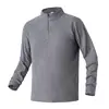 Camiseta Base Funcional para Hombre G-stone de Manga Raglán con Agujero para el Pulgar, Primavera/Otoño, Antiestática, que Almacena Calor, Cómoda, Elástica