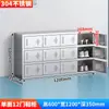 Unidad de Gabinete de Zapatos de Acero Inoxidable Taburete para Cambiarse los Zapatos de Empleado Gabinete de Almacenamiento Gabinete para Taller Libre de Polvo Gabinete para Cambiarse los Zapatos de Fábrica de Alimentos