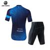 Traje de ciclismo de manga corta XINTOWN para hombre, de secado rápido, transpirable, con estampado de verano, para bicicleta de carretera