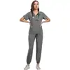 Uniformes médicos personalizados con impresión por transferencia de calor, trajes de quirófano elásticos en cuatro direcciones, varios diseños para centros de atención posparto, entrega rápida en lotes pequeños