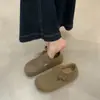 Zapatos Birkenstock Feos Estilo Bosque Retro, Mocasines Perezosos Slip-On de Suela Gruesa, Zapatos de Cobertura Total para Dedo Gordo, Zapatos Birkenstock con Hebilla de Cinturón
