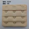 Extensor de Sujetador de Acero Inoxidable de Tres Filas y Tres Ganchos, Broche Extensor de Lencería de Tres Filas y Tres Ganchos, Venta Directa del Fabricante, Incluye Carta de Colores