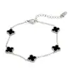 Estilo Ins Lujo Accesible Joyería de Mano de Trébol, Múltiples Colores Disponibles, Dropshipping de Fábrica Origen, Venta al por Mayor en Stock
