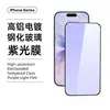 Adecuado para iPhone 17 Pro Max Pantalla Protección Ocular Luz Morada Anti-Espionaje Mate Protección Cobertura Total Apple 16 Película Templada
