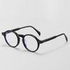 Nuevo Marco de Gafas Liso Redondo de Estilo Coreano Retro de Moda Nn029 para Hombres y Mujeres, Adecuado para Lentes de Graduación